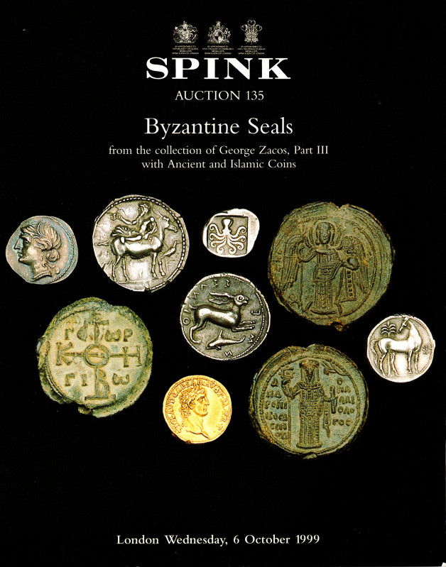 SPINK. Auction 135. Byzantine Seals from the collection of George Zacos. Part II...