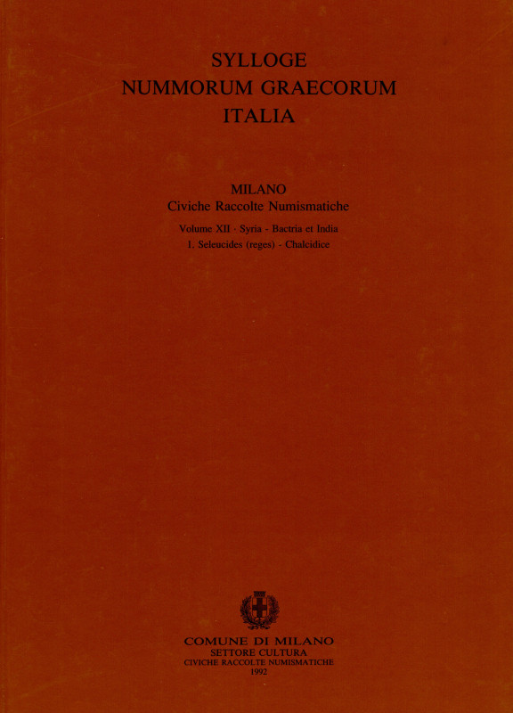 SYLLOGE NUMM. GRAECORUM. ITALIA. Vismara N.C.R.N. Milano. Vol. XII. - Syria - Ba...