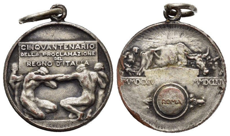 MEDAGLIE ITALIANE – REGNO D’ITALIA – VITTORIO EMANUELE III (1900-1945) – 50° PRO...