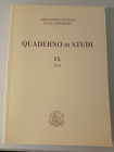 AA.VV., Quaderno di Studi - IX, Cassino 2014