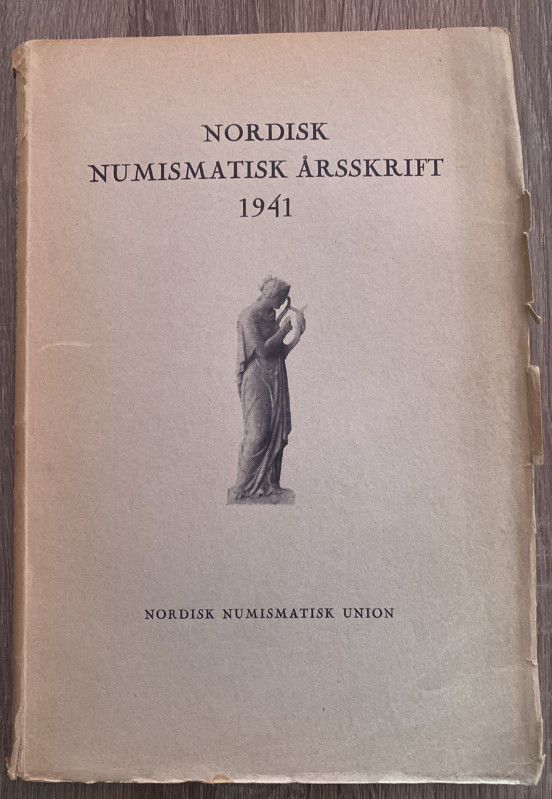 Nordisk Numismatisk Arsskrift. Stockholm, 1941. Buono stato