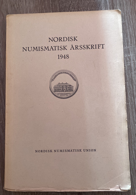 Nordisk Numismatisk Arsskrift. Stockholm, 1948. Buono stato