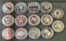 Elizabeth II. 1952-2022 5 Dollars 2000 P, Perth Mint. / C, Royal Australian Mint. 40.5 mm. Silber / Silver 0.999. 2000 Olympische Sommerspiele / Summe...