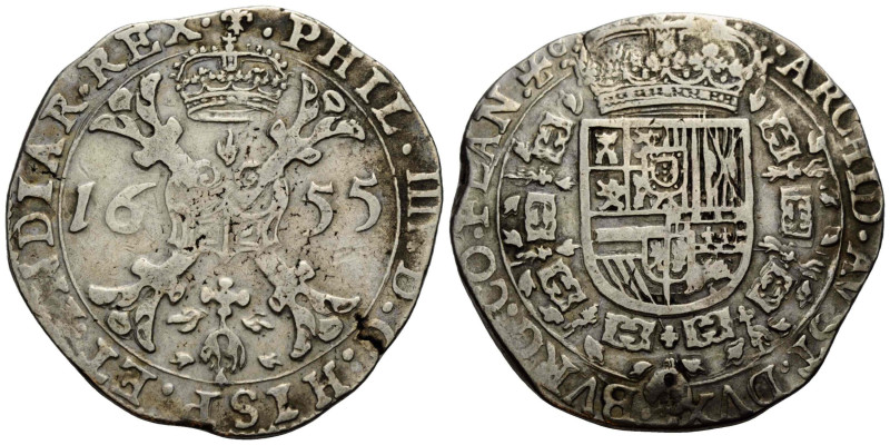 Flandern, Grafschaft
Philipp IV. 1621-1665 Patagon 1655 Lis-Bruges (Flanders). ...