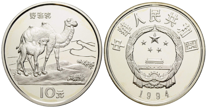 Republik / Republic
 10 Yuan 1994. 39.0. Silber / Silver 0.925, Series: Rare An...