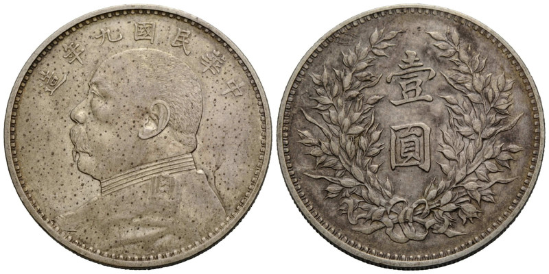 Republik / Republic
Yuan Shi-Kai Dollar / Yuan 1920. 38.9 mm. Silber / Silver. ...