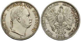 Kaiserreich / Empire Preussen, Königreich
Wilhelm I. 1861-1888 Taler 1866 A, Berlin. 33.0 mm. Silber / Silver 0.900 1 Vereinsthaler - William I "Sieg...