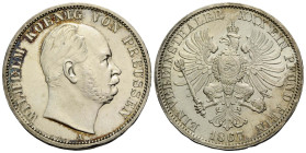 Kaiserreich / Empire Preussen, Königreich
Wilhelm I. 1861-1888 Taler 1867 A, Berlin. 33.0 mm. Silber / Silver 0.900 1 Vereinsthaler - William I. KM 4...