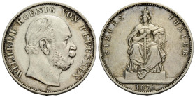 Kaiserreich / Empire Preussen, Königreich
Wilhelm I. 1861-1888 Taler 1871 A, Berlin. 33.0 mm. Silber / Silver 0.900 1 Vereinsthaler - William I "Sieg...