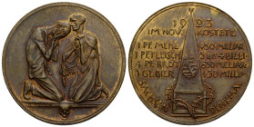 Medaillen / Medals
 Bronzemedaille / Bronze medal 1923 Münzstätte / Mint Muldenhütten. 38.0 mm. Inflation. Rv. Sachsen Denkmal. Medaille von / by Fri...