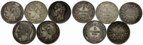 Königreich und Republik / Kingdom and Republic
II. Kaiserreich. Napoleon III. 1852-1870 / II. Empire. Napoleon III., 1852-1870 5 Francs 1849 A 2. Rep...