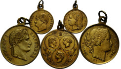 Königreich und Republik / Kingdom and Republic
II. Kaiserreich. Napoleon III. 1852-1870 / II. Empire. Napoleon III., 1852-1870 Messingmedaille / Bras...