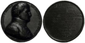 Medaillen / Medals
 Bleimedaille / Lead medal 1838. 51.0 mm. Galvano? Mort de Napoleon. Stempel von / by Caqué F. 108.00 g. Randunregelmässigkeit / I...