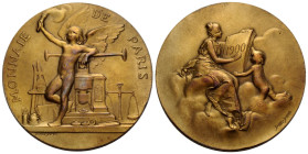 III. Republik / Republic 1870-1940
 Bronzemedaille / Bronze medal 1900, Münzstätte / Mint Paris. 50.0 mm. verkauft an der Weltausstellung in Paris / ...