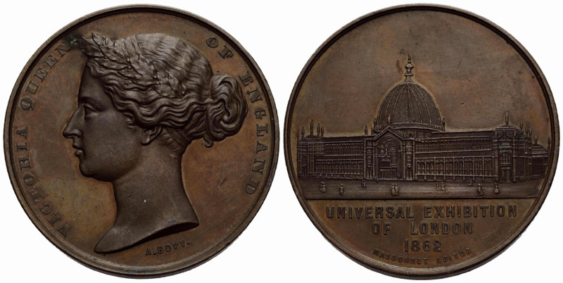 Königreich / Kingdom
Victoria, 1837-1901 Bronzemedaille / Bronze medal 1862. 50...