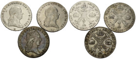 Mailand / Milan / Milano
Francesco II. (I) d'Asburgo, 1792-1835 Crocione (Kronenthaler) 1791 H, Günzburg. 1796 A, Wien.1800 M, Milano. 40.0 mm. Austr...