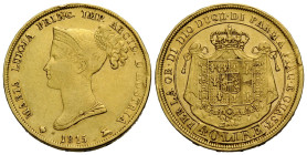 Parma
Maria Luigia d'Austria, 1815-1847 40 Lire 1815. Italien / Italy. 26.1 mm Gold. Marie-Louise von Österreich, zweite Frau Napoleons und ab 1814 H...