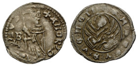 Venedig / Venice / Venezia
Andrea Contarini, 1368-1382 soldino o.J. / ND. 16.0 mm. Silber / Silver. ANDR9 TAR' DVX, Doge nach links kniend mit Banner...