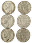 Johann II. 1858-1929 Krone 1900 / 1904 / 1915. 5.0 g. 27.0 mm. Silber / Silver. HMZ 2-1378c./d./f. 3 Expl. Total weight 15 g. Sehr schön + / very fine...