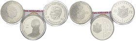 Franz Josef II. 1938-1989 10 Franken 1988. 37.0 mm. Silver / Silber 0.900. 50th Anniversary of Reign. 37.3 mm. 200 Years of Sovereignty & Succession o...
