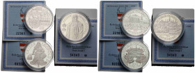 II. Republik, seit 1945 100 Schilling 1992 / 1993 / 1994 / 1995, Vienna. 34.0 mm. Silber / Silver 0.900 Commemorative coin Millennium 1992 - Karl V, 1...