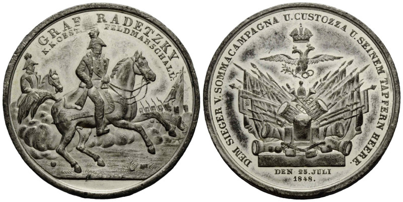 Medaillen / Medals Personenmedaillen
Radetzky von Radetz, Josef Graf von, geb. ...