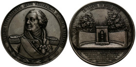Kaiserreich und Föderation / Russian Empire and Federation
Alexander II. 1855-1881 Weissmetallmedaille / White metal medal 1874. 74.0 mm. Cu. General...