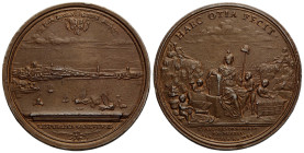 Genf / Geneva / Genève Stadt und Kanton
 Kupfer- und Zinnmedaille / Copper and Tin medal 1749. 68.0 mm. Grosse Verdienstmedaille / Great Medal of Mer...