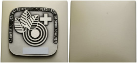 Luzern / Lucerne
 versilberte Kupfermedaille / silver plated copper medal 60.0 mm. SSV Schweizer. Schützenverein Verdienstmedaille im Schiesswesen / ...