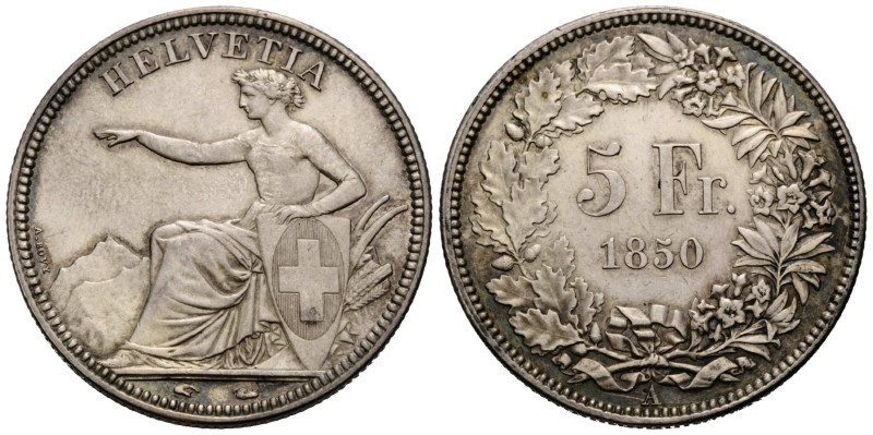 Eidgenossenschaft / Confederation Bundesmünzen / Federal Coins
 5 Franken 1850 ...