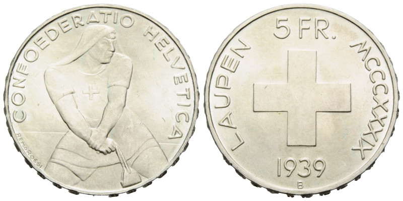 Eidgenossenschaft / Confederation Bundesmünzen / Federal Coins
 5 Franken 1939 ...