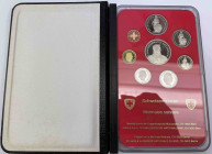Eidgenossenschaft / Confederation Bundesmünzen / Federal Coins
Gedenkmünzen / Commemorative coins Münzensatz / coin set 1 Rappen - 5 Franken 1993 Min...