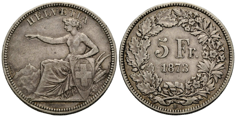 Eidgenossenschaft / Confederation Bundesmünzen / Federal Coins
 5 Franken 1873 ...