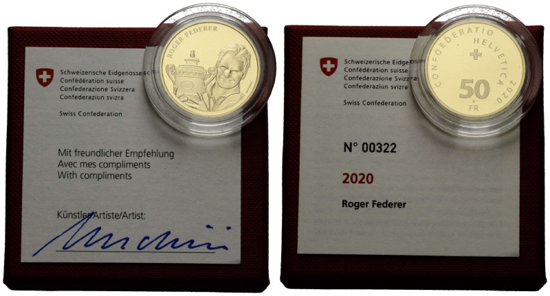 Eidgenossenschaft / Confederation Bundesmünzen / Federal Coins
 50 Franken / Fr...