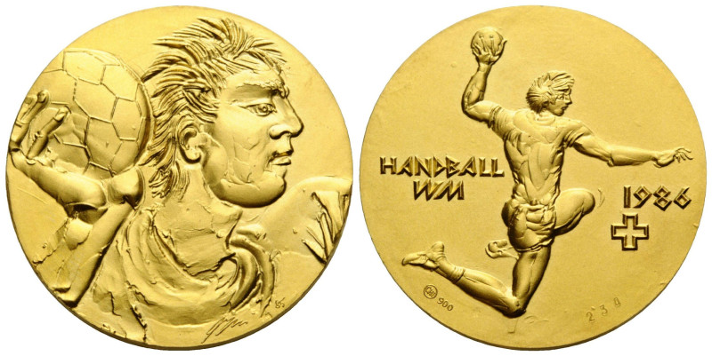 Medaillen / Medals Luzern
Prägungen von Hans Erni 1909-2015 Goldmedaille / Gold...