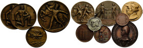 Medaillen / Medals Lot
 Diverse Legierungen / Various alloys 1840-1949. Lot aus 16 Stücke mit einem Total Gewicht von 619.64 g. Lot with 16 pieces wi...