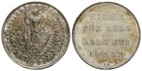 Medaillen / Medals
 Silbermedaille / Silver medal o.J. / ND. 27.0 mm. SOUVENIR HELVETIA. Rv. Legend: EINER / FÜR ALLE / ALLE FÜR / EINEN. 7.27 g. Seh...