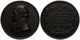 Medaillen / Medals
 Eisenguss / Cast iron 1823. 50.0 mm. Hans Conrad Escher von der Linth. Vs. Büste links. Rs. Innerhalb eines Eichenkranzes Legende...