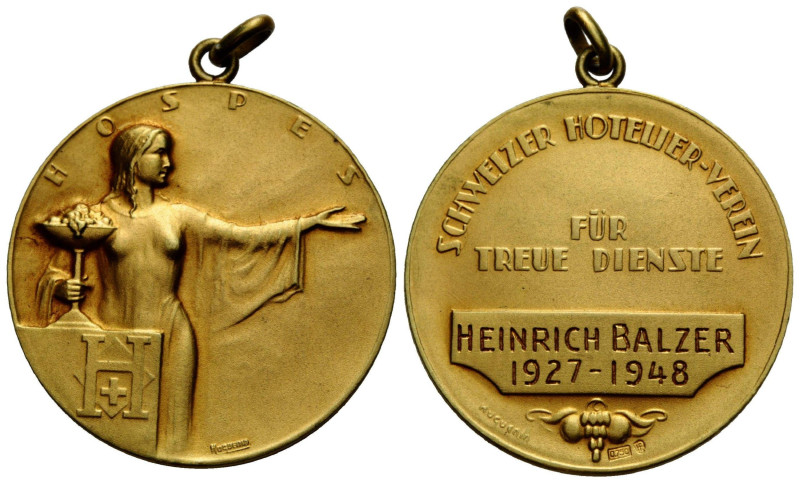 Medaillen / Medals
 Goldmedaille / Gold medal 1948. Schweiz / Switzerland. Gold...