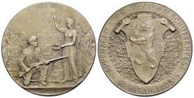 Schützentaler & Schützenmedaillen / Shooting talers & Shooting medals Appenzell Ausserrhoden
 Silbermedaille / Silver medal 1903. 45.0 mm. Herisau. A...