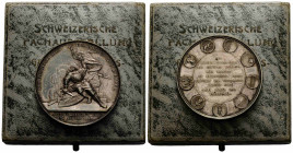 Schützentaler & Schützenmedaillen / Shooting talers & Shooting medals Basel / Basle / Bâle
 Silbermedaille / Silver medal 1844. 37.1 mm. Basel. Eidge...