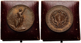 Schützentaler & Schützenmedaillen / Shooting talers & Shooting medals Glarus
 Kupfermedaille / Copper medal 1892 45.0 mm. Eidgenössisches Schützenfes...