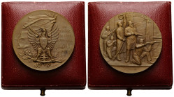 Schützentaler & Schützenmedaillen / Shooting talers & Shooting medals Neuenburg / Neuchâtel
 Bronzemedaille / Bronze medal 1898 45.0 mm. Neuchâtel. T...
