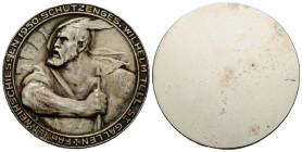 Schützentaler & Schützenmedaillen / Shooting talers & Shooting medals St. Gallen
 Bronzemedaille versilbert / Silvered bronze medal 1950. 18.4 g. 36....
