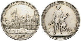 Schützentaler & Schützenmedaillen / Shooting talers & Shooting medals Zürich / Zurich
 Weissmetallmedaille / White metal medal 1859 40.3 mm. PB./SN. ...