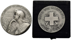 Schützentaler & Schützenmedaillen / Shooting talers & Shooting medals Zürich / Zurich
 Silbermedaille / Silver medal 1902. 18.3 g. 38.0 mm. Neumünste...