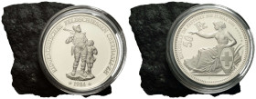 Schützentaler & Schützenmedaillen / Shooting talers & Shooting medals Zürich / Zurich
 50 Franken / 50 Francs 1984. 37 mm. Silber / Silver 0.900. Sch...