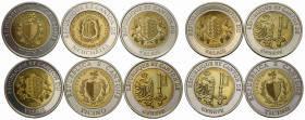 Lot
 Jeton / Token 1850 / 1998 / 2000 / 2006. Banken Jeton / Banks token: Lot aus 10 Stücke mit einem Total Gewicht von 232.13 g. Lot with 10 pieces ...