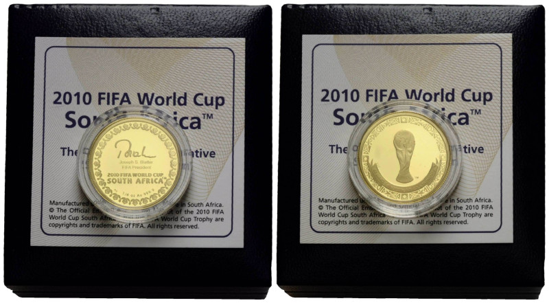 Republik, seit 1960 1/4 Unzen 2010 22.0 mm. Gold 999.9. FIFA Fussball-Weltmeiste...