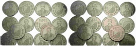 Lot
 Jeton / Token 1998. 32.0 mm. 16.6 - 16.8 g. 5 Franken. NO WAY. RÄMISTRASSE 14. 8001 ZÜRICH. Lot aus 14 Stücke mit einem Total Gewicht von 234.4 ...